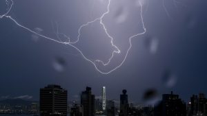 Should Hong Kong close swimming pools during thunderstorms?