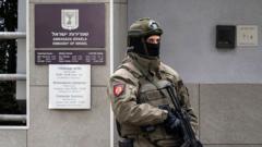 Serbian shot dead after attacking officer outside Israeli embassy, minister says